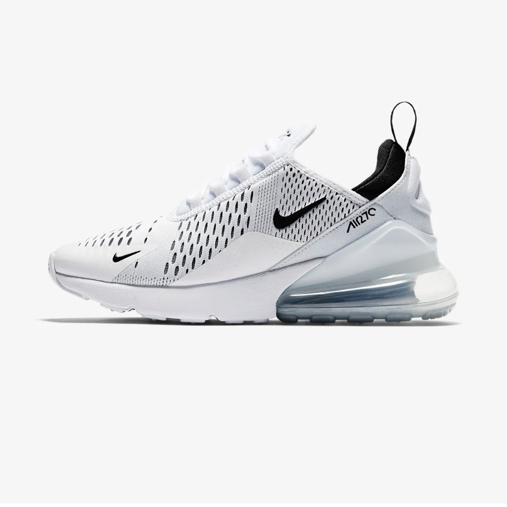 Women’s Nike Air Max 270 (white and black)
